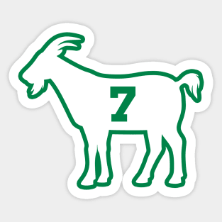 BOS GOAT - 7 - Green Sticker